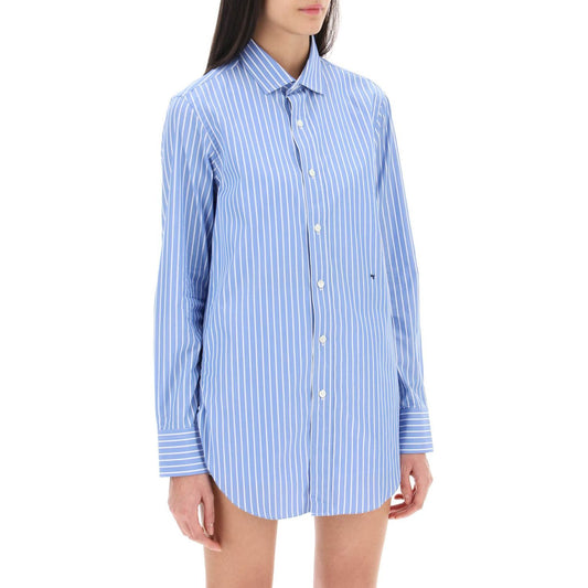 Homme Girls striped poplin shirt Topwear Homme Girls