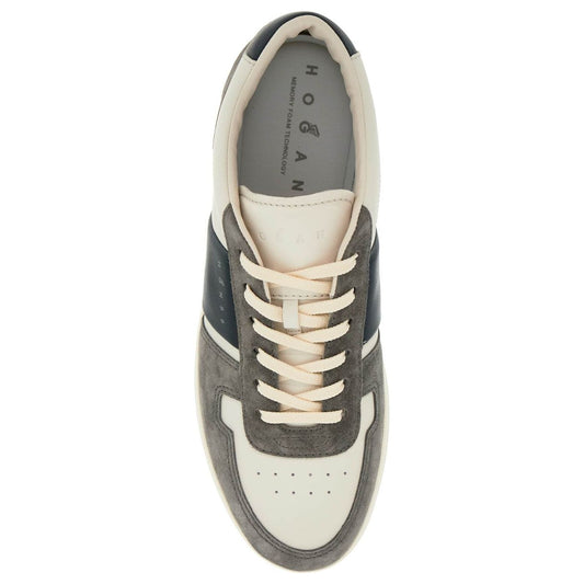 HOGAN smooth and suede leather h-tv sneakers Sneakers HOGAN