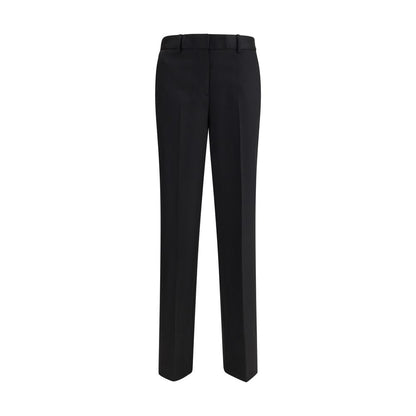 Lardini Black Wool Dress Pants