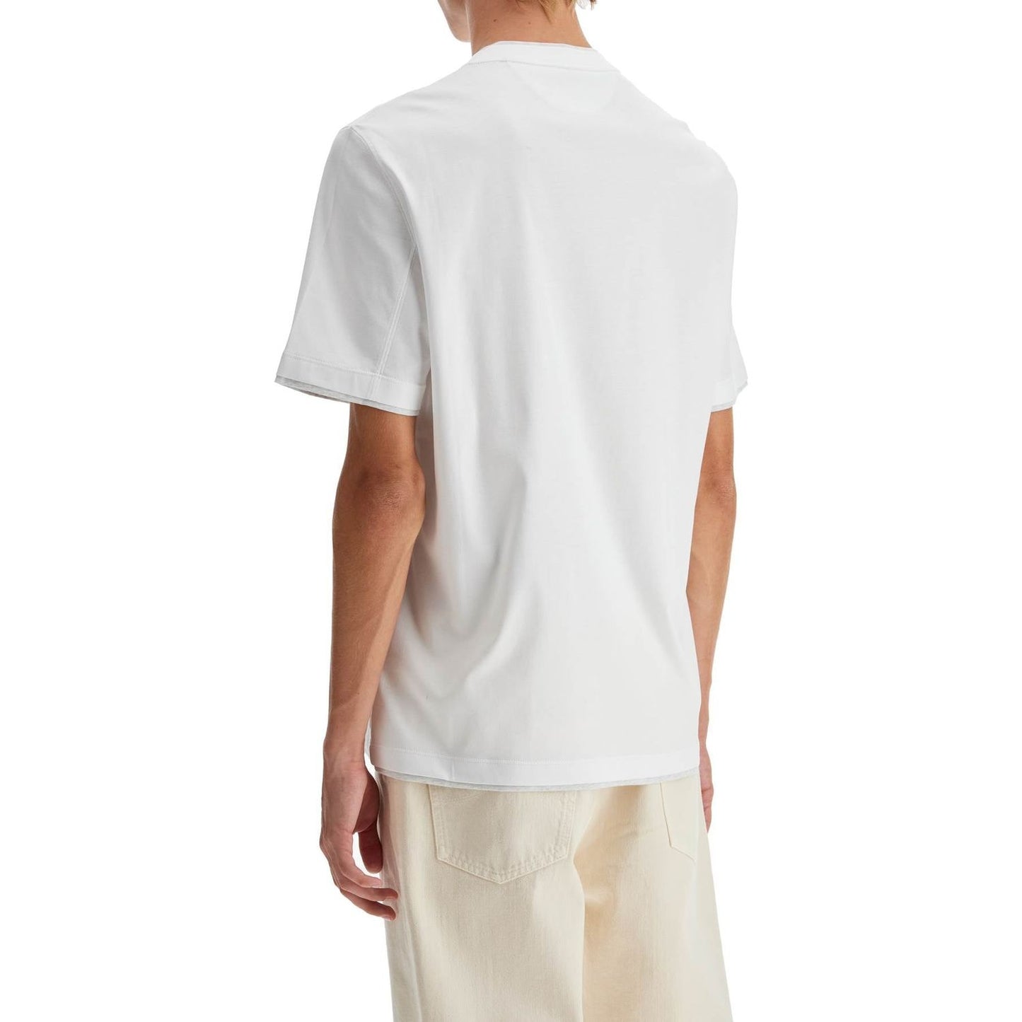 Brunello Cucinelli layered-effect t-shirt Topwear Brunello Cucinelli