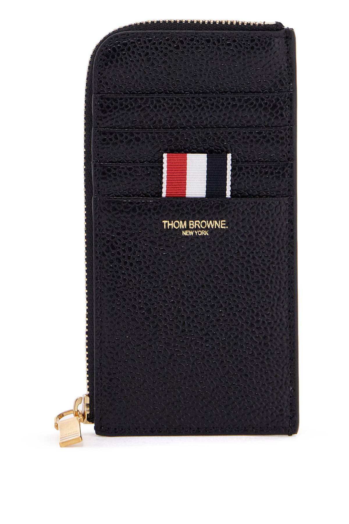 Thom Browne pebble grain leather cardholder Small Leather Goods Thom Browne