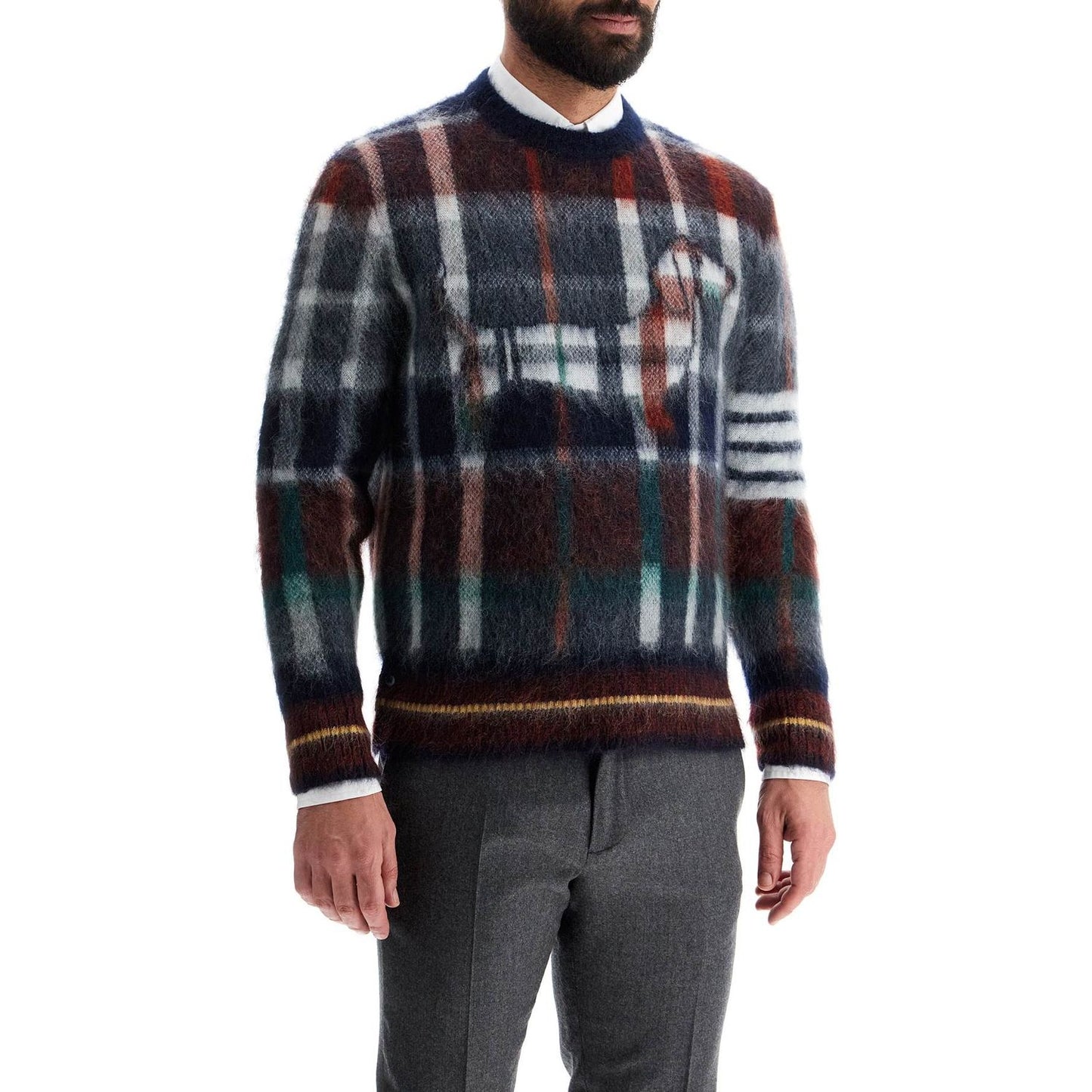 Thom Browne brushed mohair pullover Knitwear Thom Browne