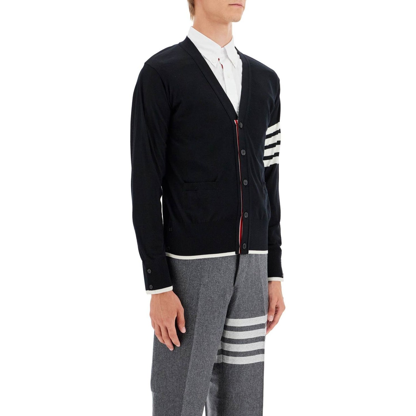 Thom Browne virgin wool cardigan for women Knitwear Thom Browne