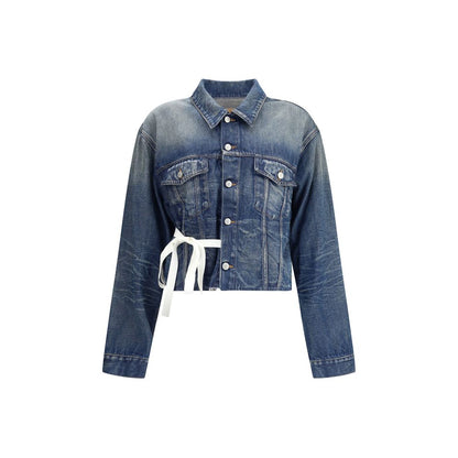 MM6 Blue Cotton Denim Jacket MM6