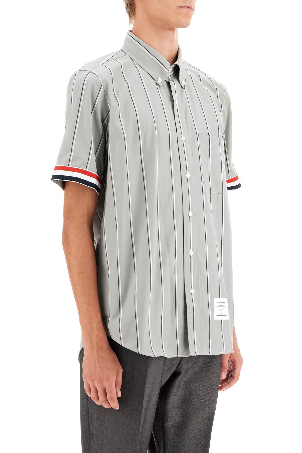 Thom Browne striped short-sleeved shirt Shirts Thom Browne