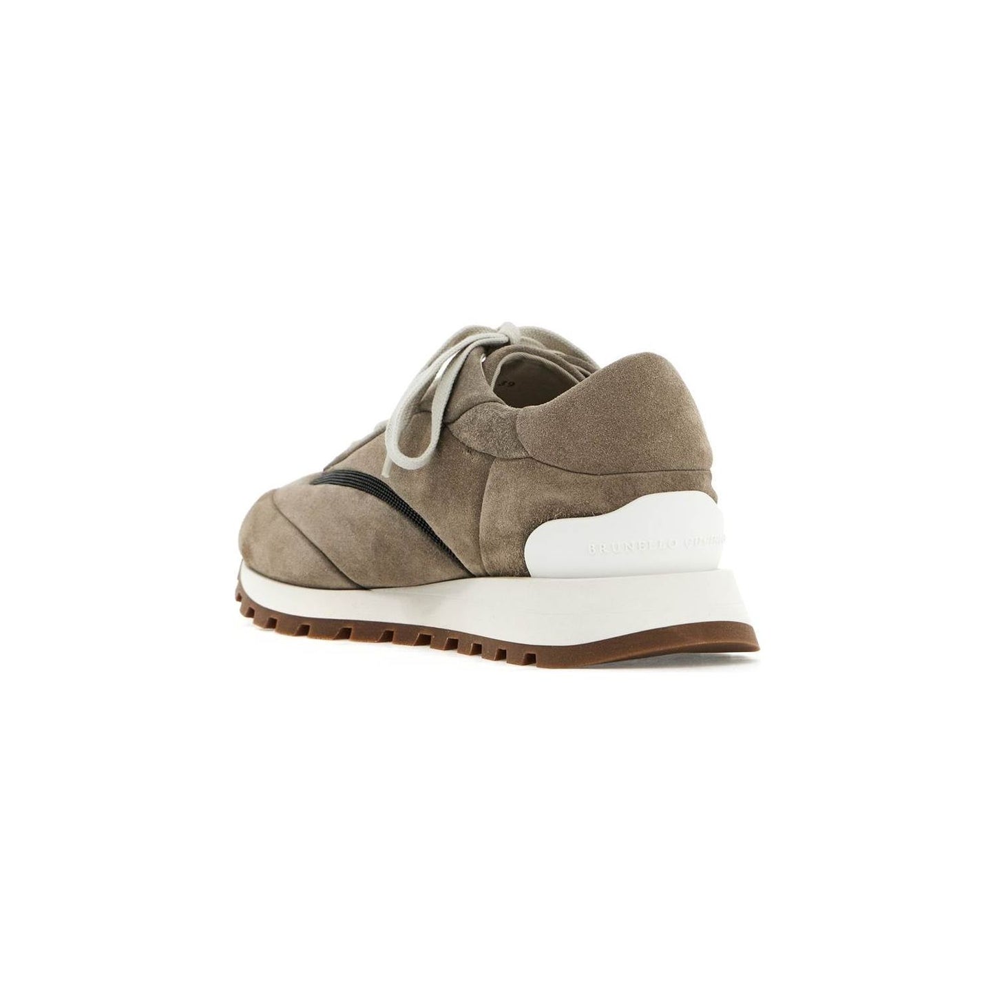 Brunello Cucinelli wool sneakers with precious stripe design Sneakers Brunello Cucinelli