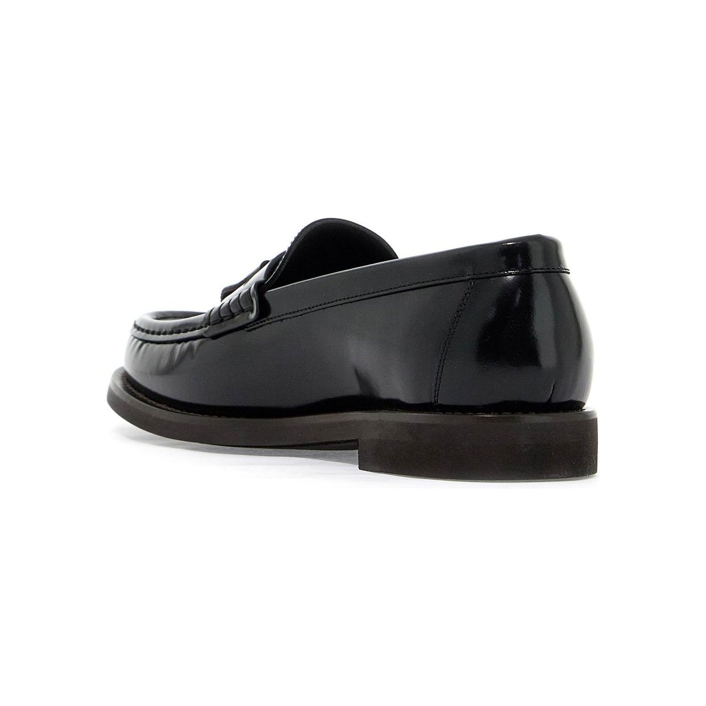 Brunello Cucinelli minimal shiny tassel calfskin lo Loafers Brunello Cucinelli