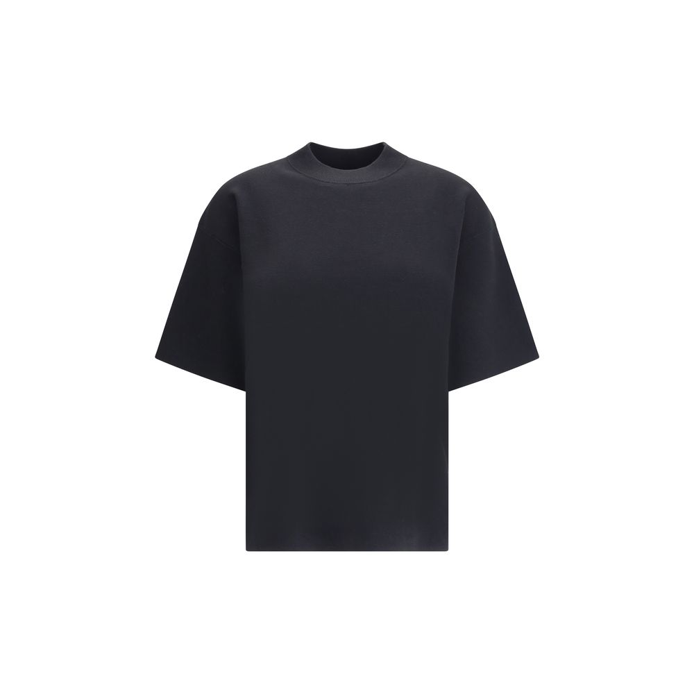 Max Mara Black Polyester T-Shirt Max Mara