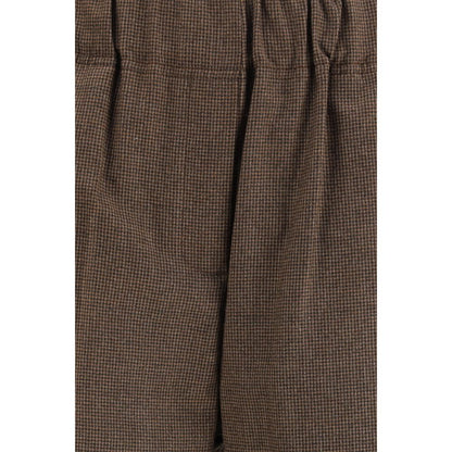 Max Mara Brown Wool Casual Pants Max Mara