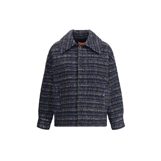 Missoni Blue Viscose Coat Missoni