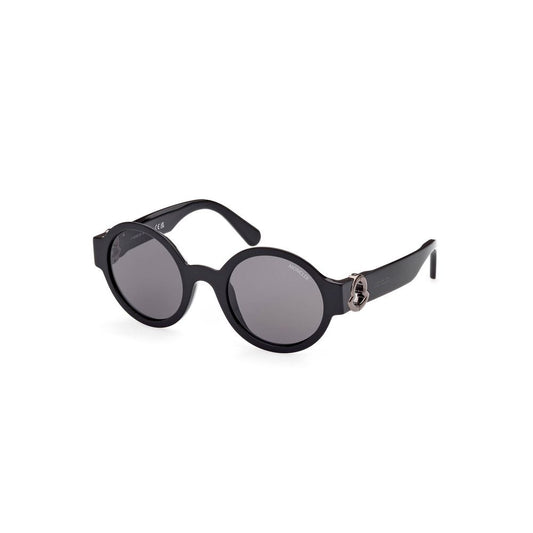 Moncler Black Pantografato Women Sunglasses