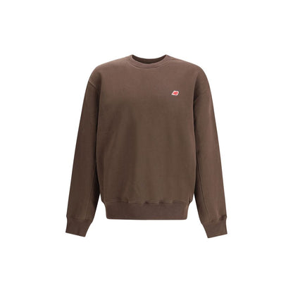 New Balance Brown Cotton Sweatshirt