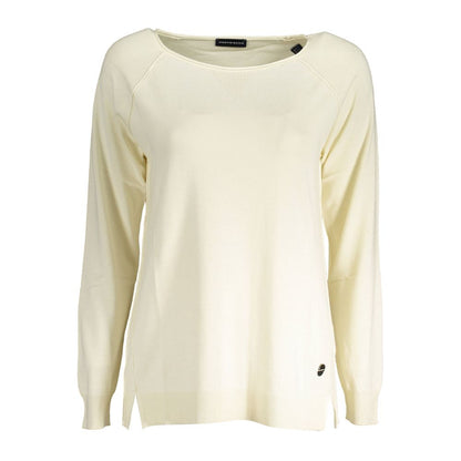 North Sails Bianco Viscosa Women Sweater North Sails