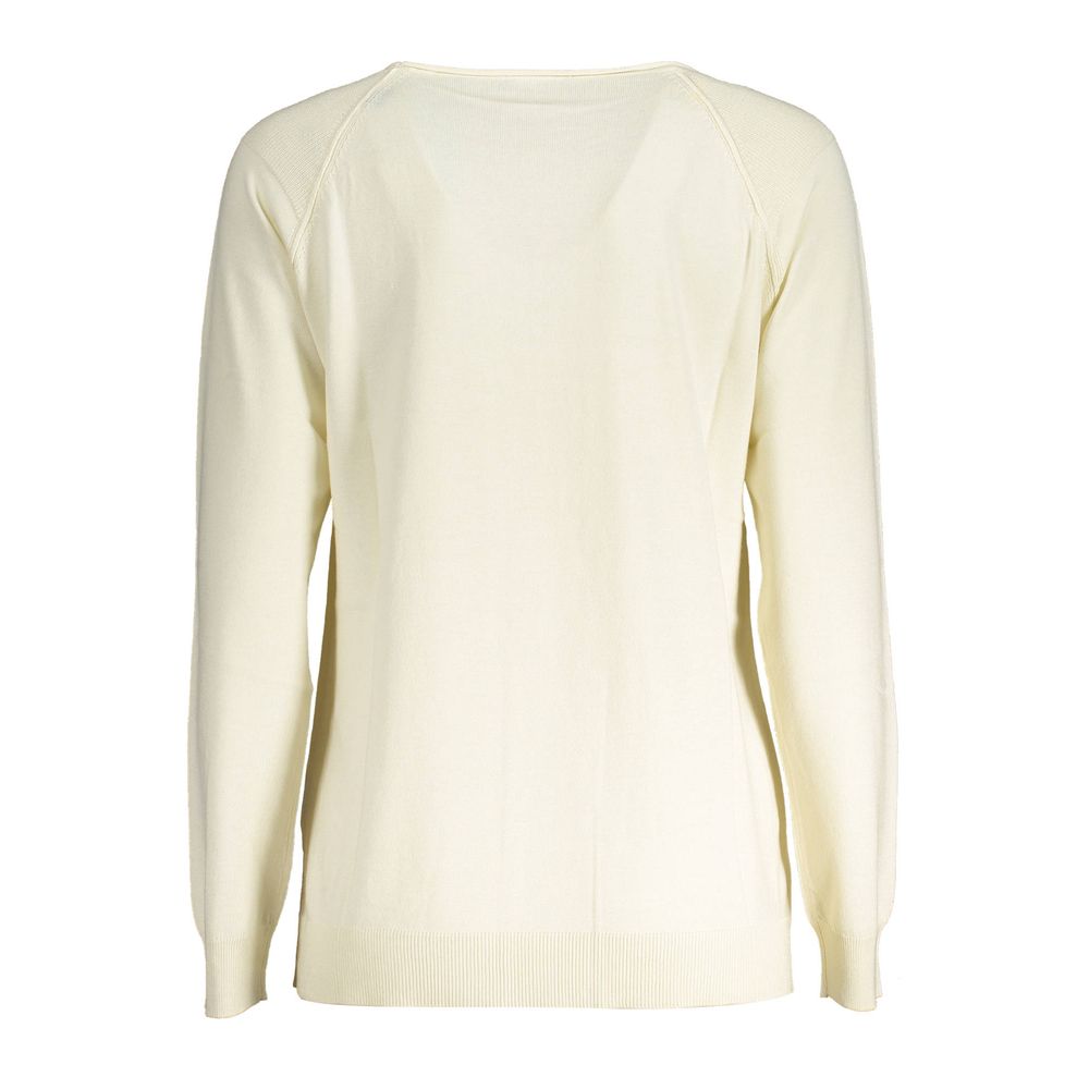 North Sails Bianco Viscosa Women Sweater North Sails