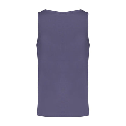 Norway 1963 Blue Cotton Men Tank Top