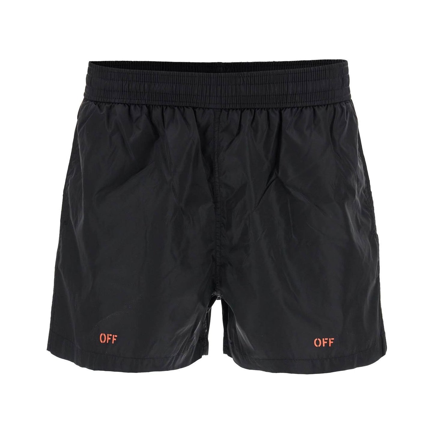 Off-White icina\n\n'officina logo sea bermuda Beachwear & underwear Off-White