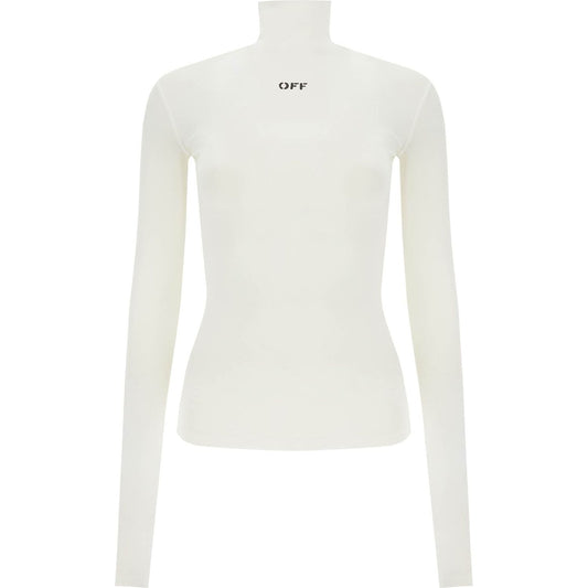 Off White Off-White second skin long sleeve turtleneck top Topwear Off White