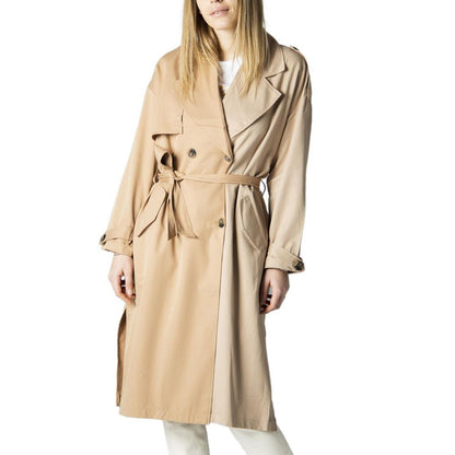 Only Beige Polyester Coat Only