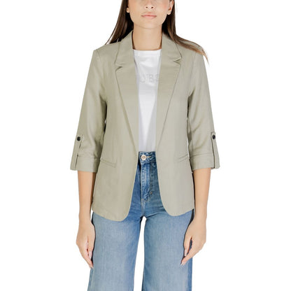 Only Green Linen Blazer Only