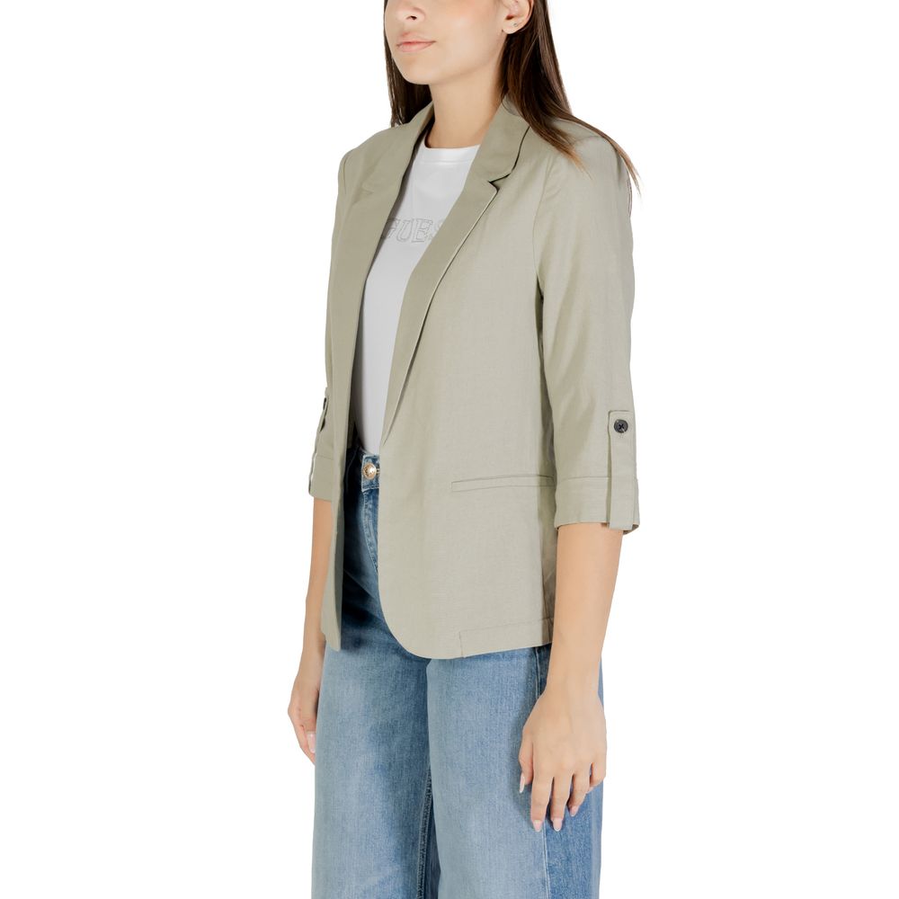 Only Green Linen Blazer Only