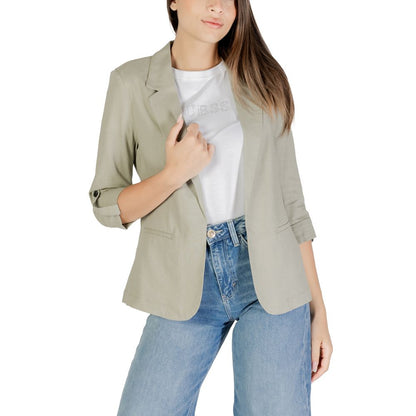 Only Green Linen Blazer Only