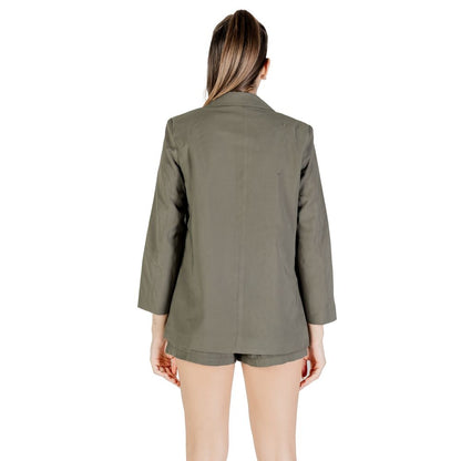 Only Green Viscose Blazer Only