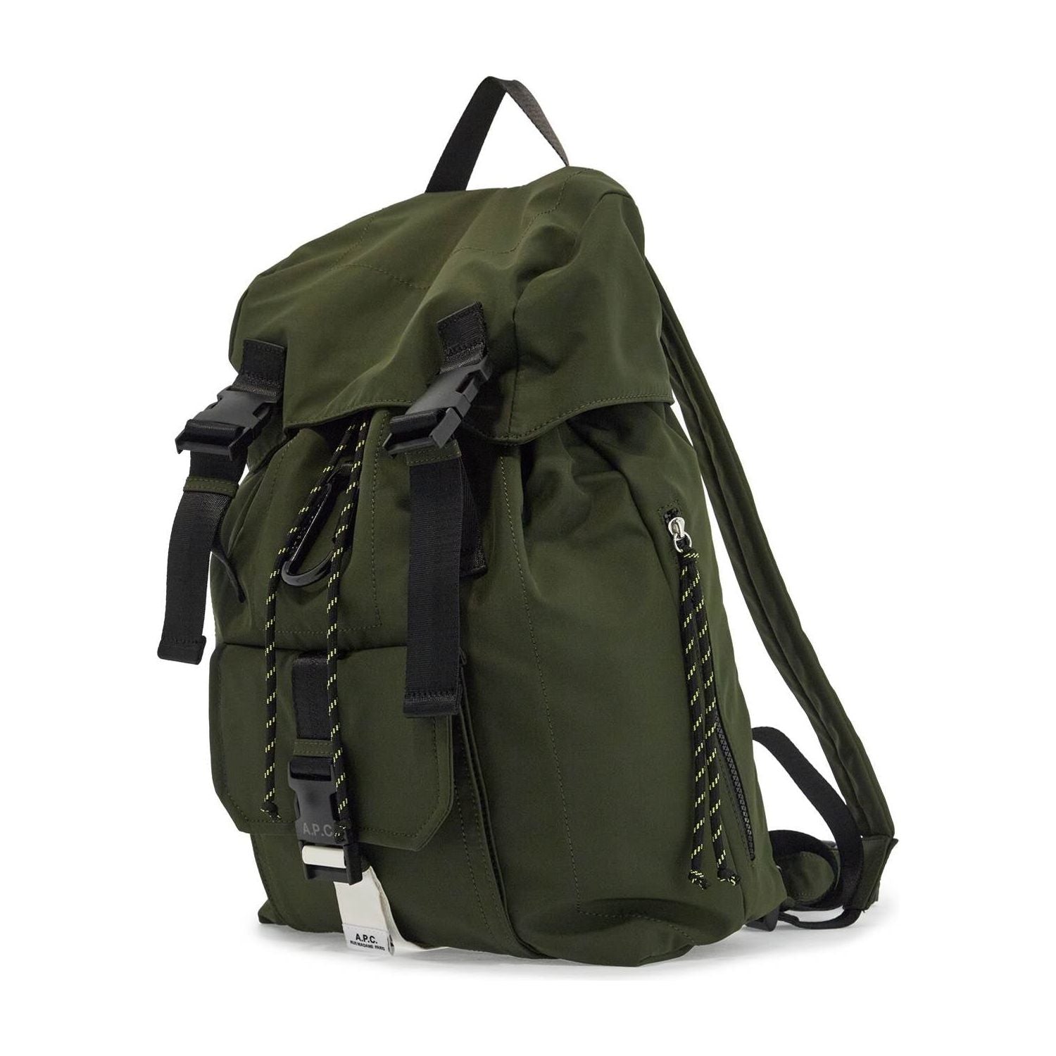 Front view with bag zipped and handles upright.