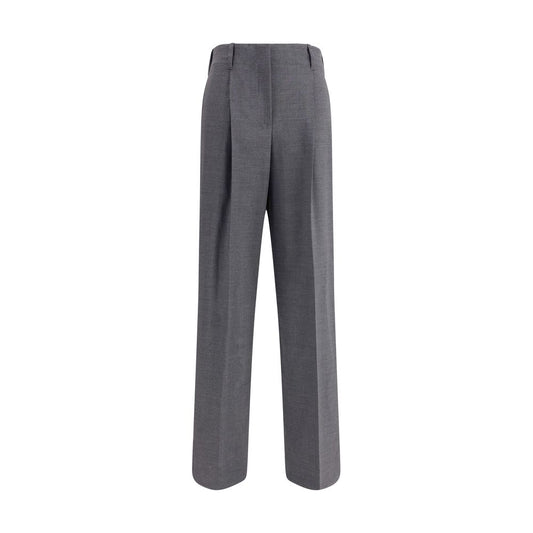 P.A.R.O.S.H. Gray Elastane Casual Pants