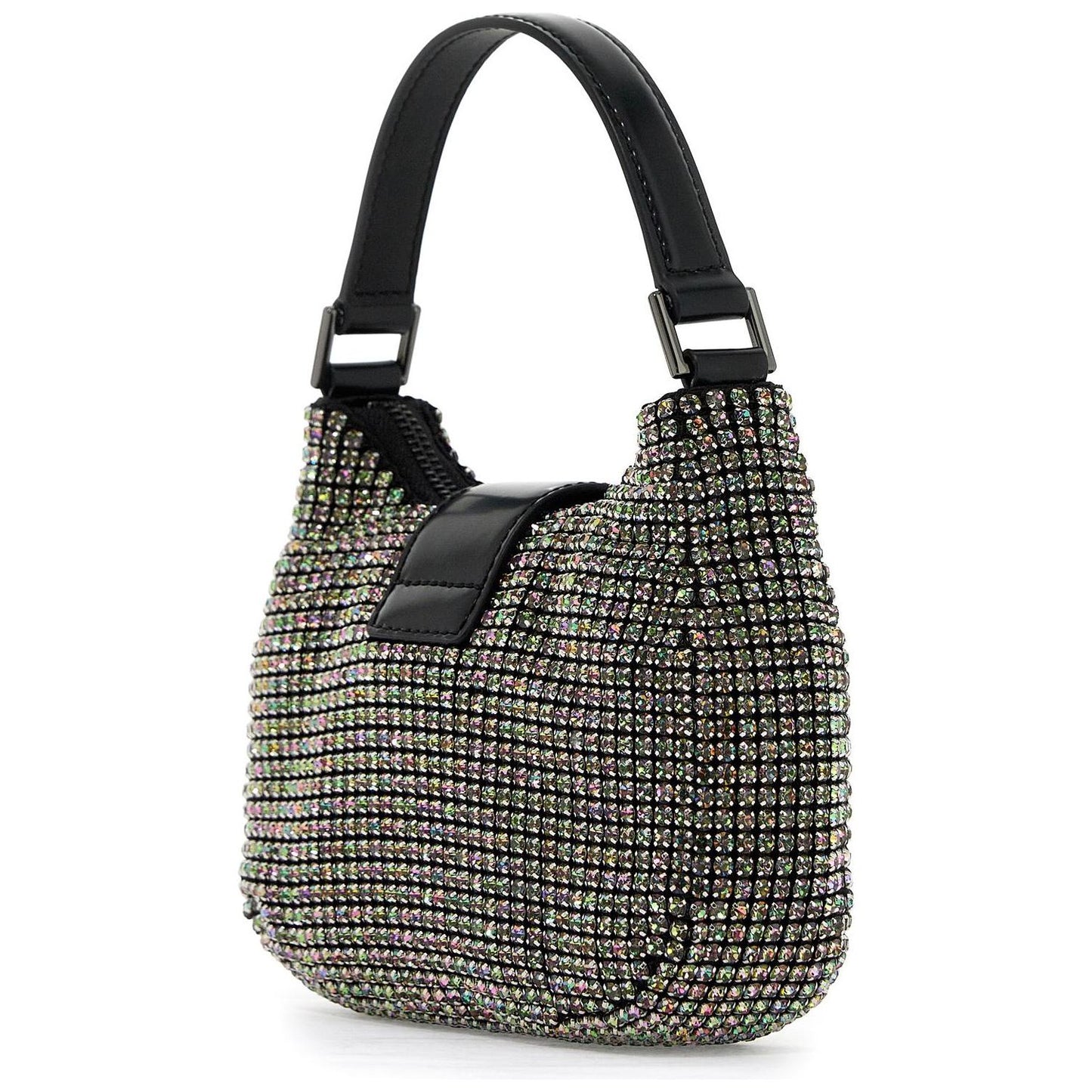 Self Portrait mini crescent bow bag with crystals Shopper Self Portrait