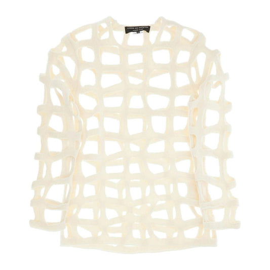 Comme Des Garcons Homme Plus wool cut out top with italian Knitwear Comme Des Garcons Homme Plus