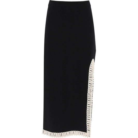 By Malene Birger gabie maxi skirt with crochet trims Skirts By Malene Birger