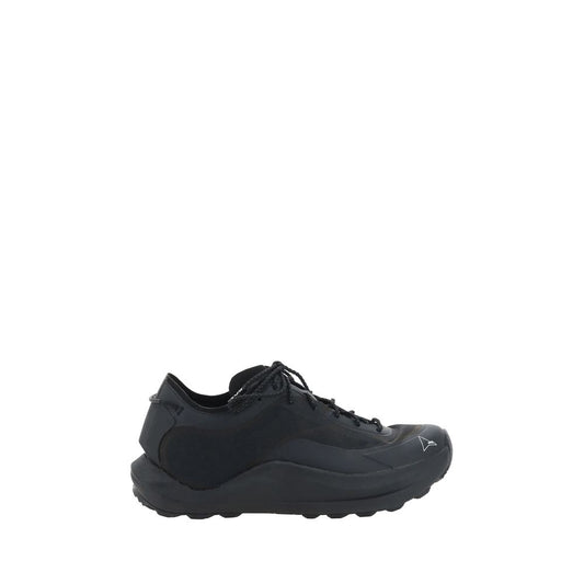 ROA Black Rubber Athletic Sneakers