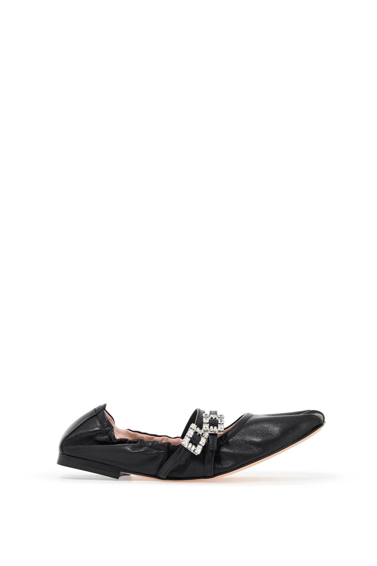 Roger Vivier "nappa ballet flats with strass buck Flat Shoes Roger Vivier