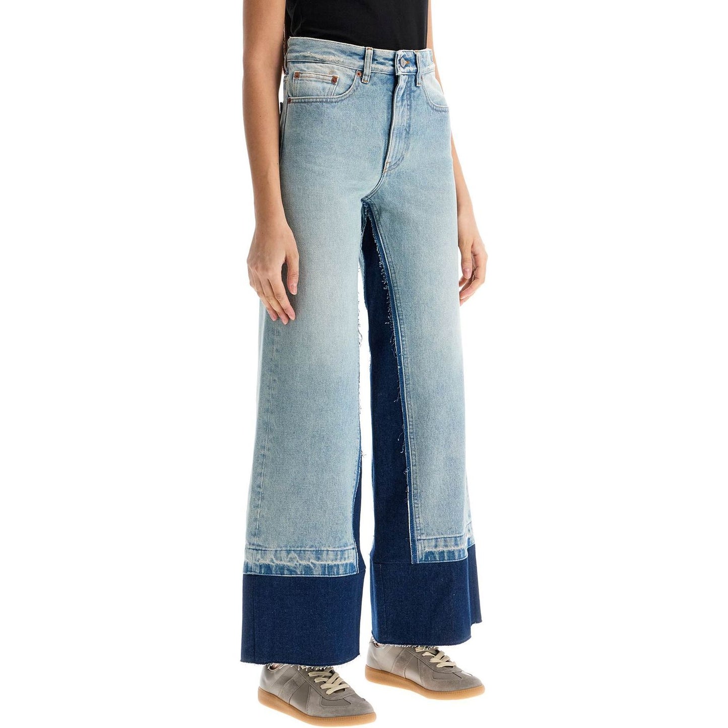 MM6 Maison Margiela flared color-block jeans Jeans MM6 Maison Margiela