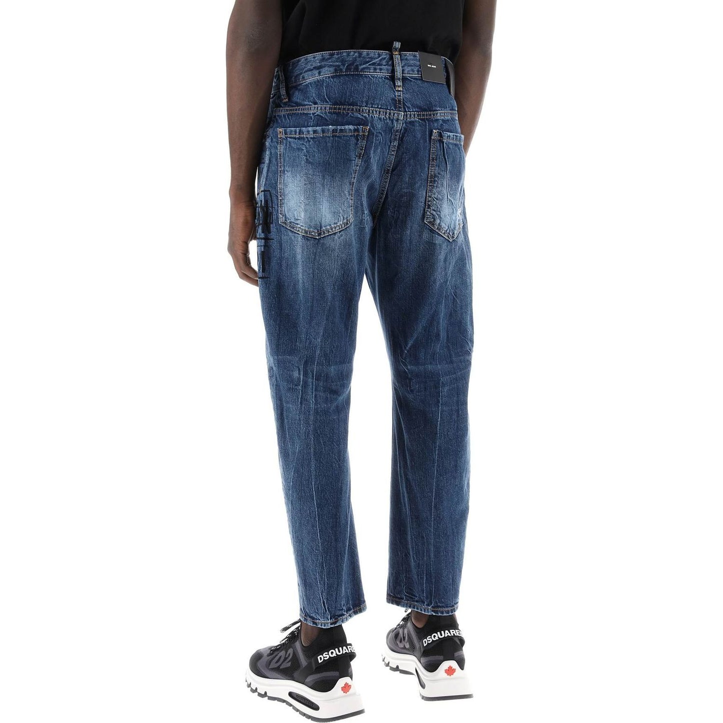 Dsquared2 "dark wash icon stamps bro jeans in Jeans Dsquared2