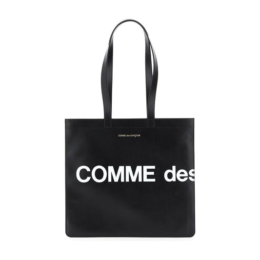 Comme Des Garcons Wallet leather tote bag with logo Shopper Comme Des Garcons Wallet