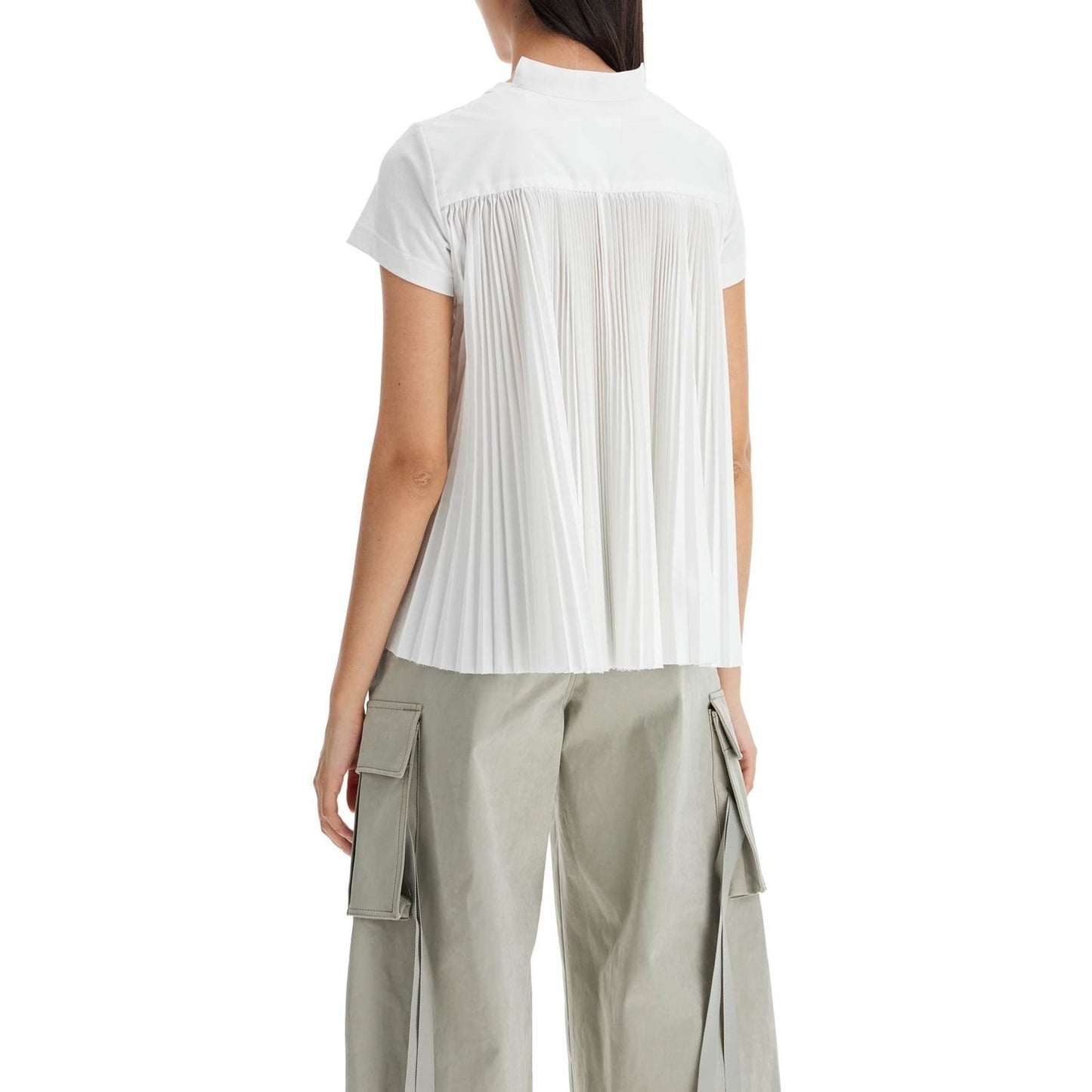 Sacai pleated back t-shirt Topwear Sacai