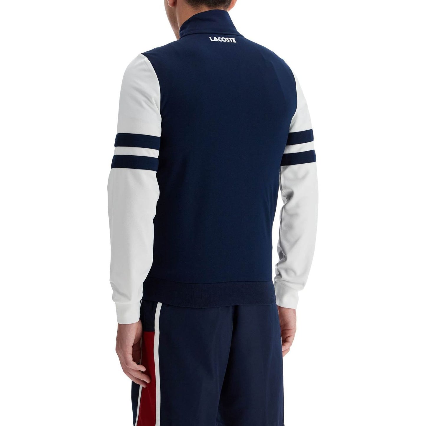 Lacoste full zip sweatshirt with contrasting sleeves Topwear Lacoste