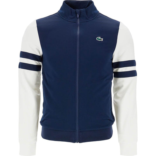 Lacoste full zip sweatshirt with contrasting sleeves Topwear Lacoste