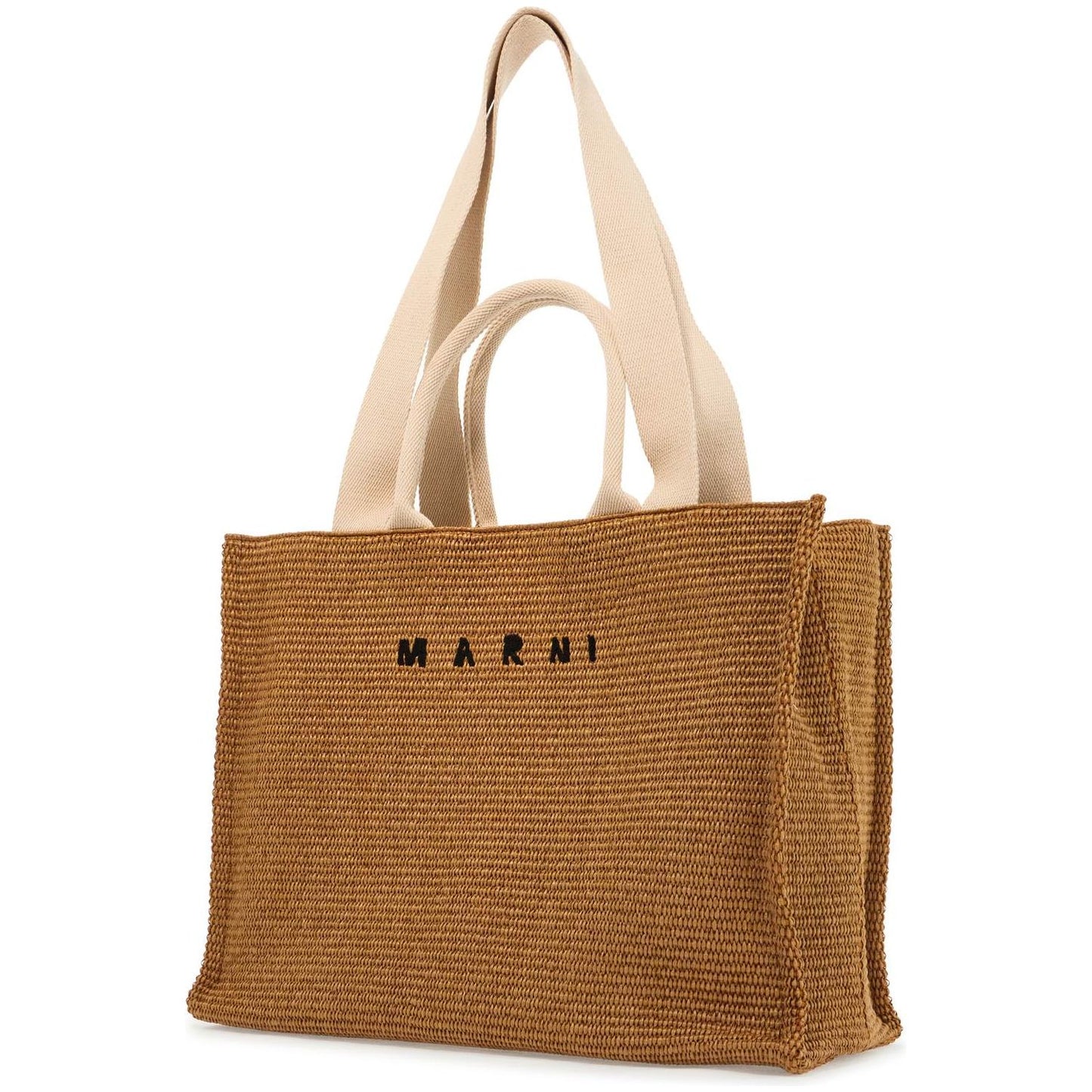 Marni large raffia effect tote bag Shopper Marni