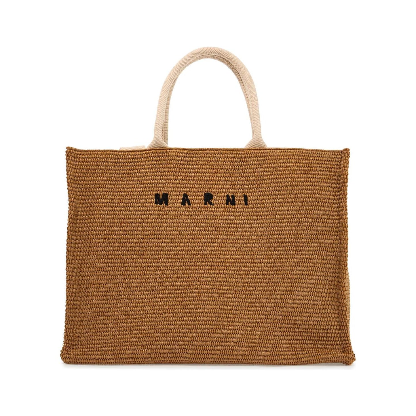 Marni large raffia effect tote bag Shopper Marni