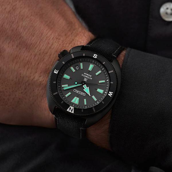 SEIKO PROSPEX Mod. DIVERS - BLACK SERIE NIGHT VISION TORTUGA AUTOMATIC - LIMITED EDITION WATCHES SEIKO PROSPEX