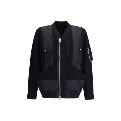 Sacai Black Cotton Bomber Sacai