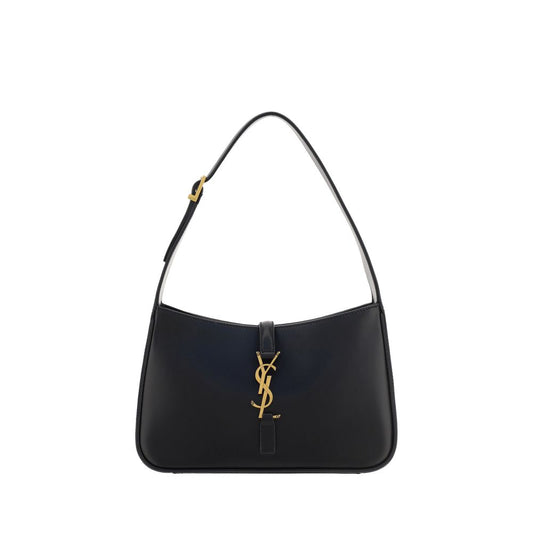 Saint Laurent Black Calf Leather Bos Taurus Handbag