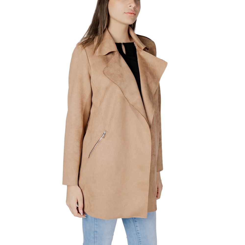 Street One Beige Polyester Trench Coat
