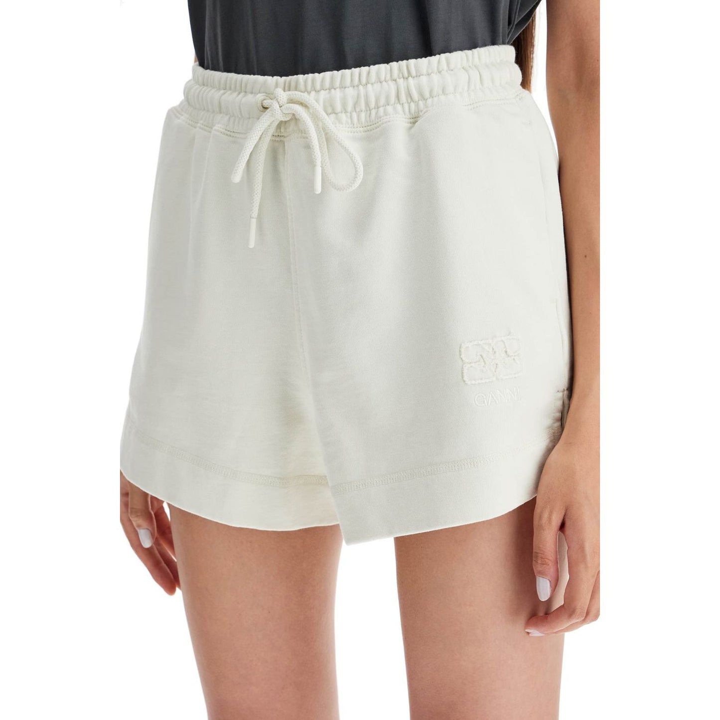 Ganni sweatshirt fabric shorts Short trousers Ganni