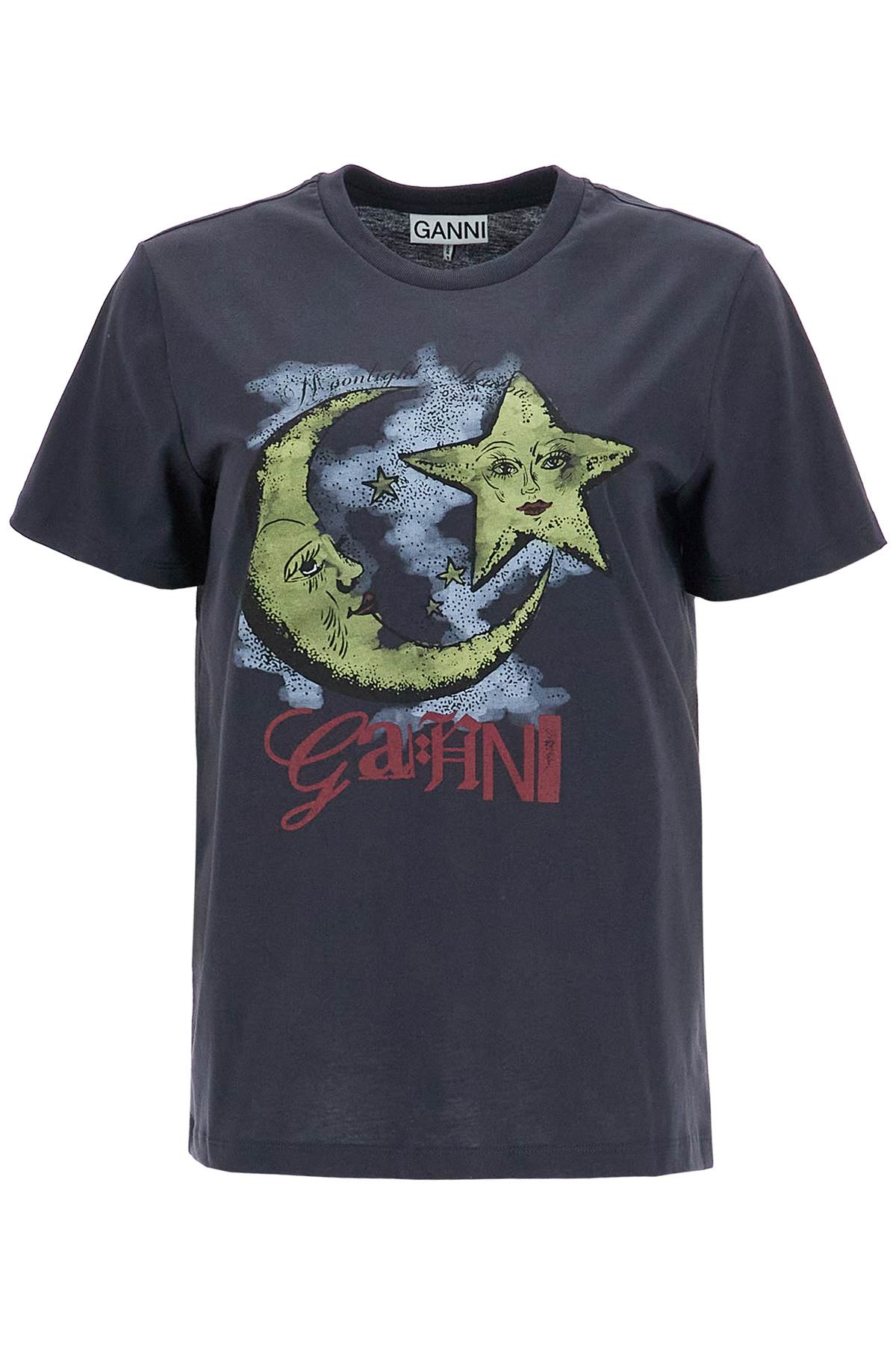 Ganni moonlight print t-shirt Topwear Ganni