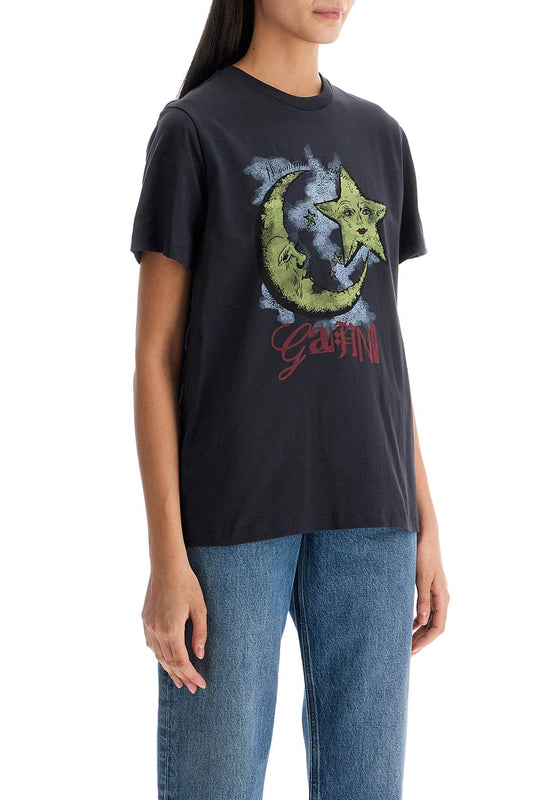 Ganni moonlight print t-shirt Topwear Ganni