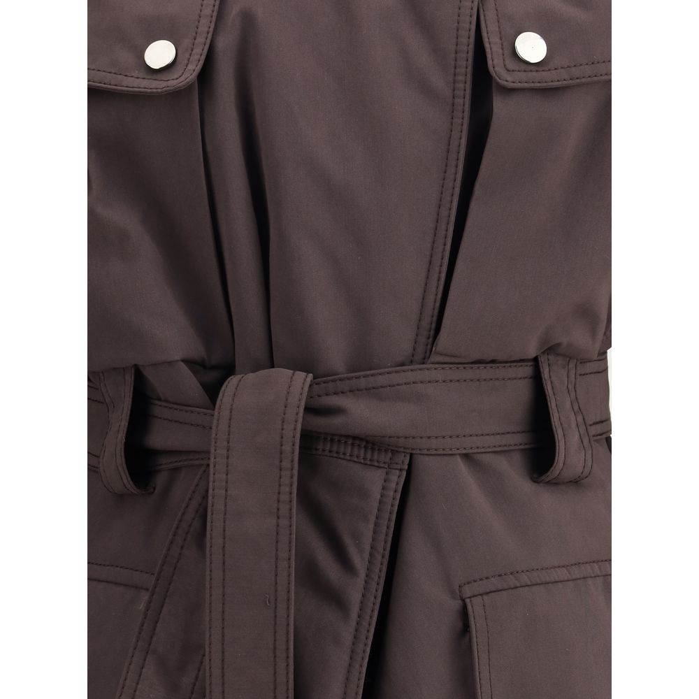 The Andamane Multicolor Polyester Coat The Andamane