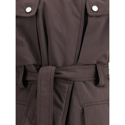 The Andamane Multicolor Polyester Coat The Andamane